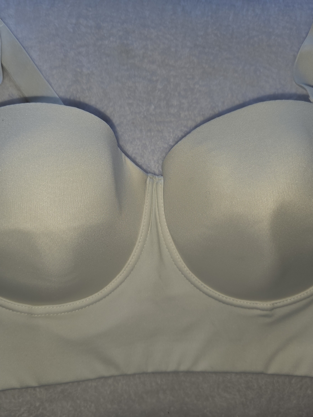 Serra Strapless Longline Bra - White
